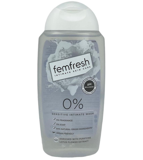 Femfresh 0% Sensitive intiimipesuaine 250 ml