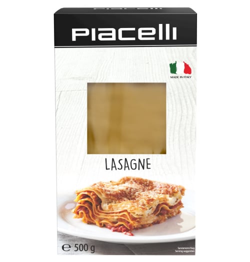 Piacelli Pasta lasagnelevyt 500g
