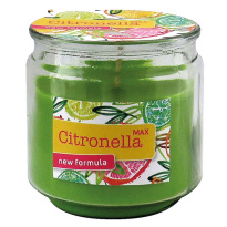 Kynttilä Citronella 250g vihreä 8,5x8,6cm