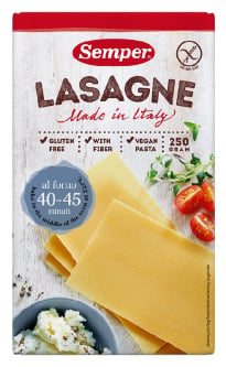 Semper Lasagne 250g (Gluteeniton)