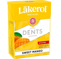 Läkerol Dents Sweet Mango ksylitolipastilli 85g