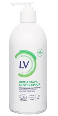 LV Biohajoava nestesaippua 500ml