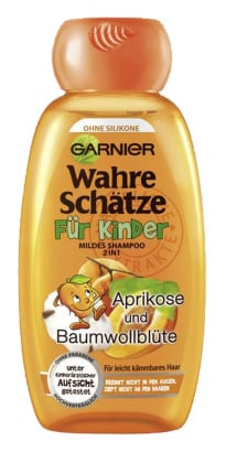 Garnier 2 in 1 True Treasures lasten shampoo aprikoosi ilman silikonia 250 ml
