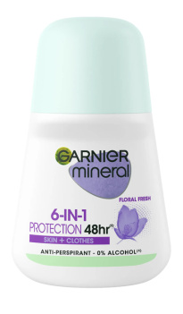 Garnier Mineral Deodorant roll-on 50ml Protection 6  antiperspirantti
