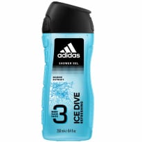 Adidas Men Ice Dive 3 in 1 -suihkugeeli 250ml