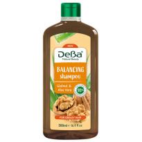 DeBa Hair shampoo pähkinällä ja aloe veralla 500ml