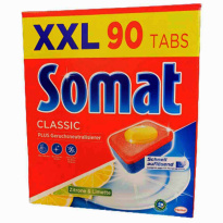 Somat Classic Lemon Lime astianpesutabletit 90 kpl XXL