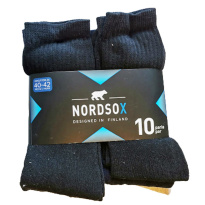 Nordsox M. sukat värik.10 kpl k.40-42