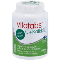 Vitatabs C + Kalkki D kalsium-magnes 200 tabl