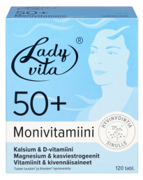 Ladyvita 50+ Aikuisille Naisille 120tabl