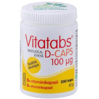 Vitatabs D-Caps +D3 100µg 200 kaps