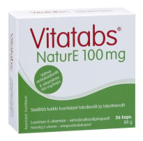 Vitatabs NaturE 100 mg E-vitamiinikapseli 56 kaps