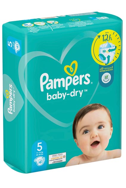Pampers Baby-Dry S5 11-16 kg 41 kpl
