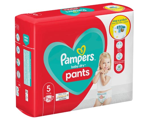 Pampers Baby Dry Pants S5 12-17 kg 35 kpl