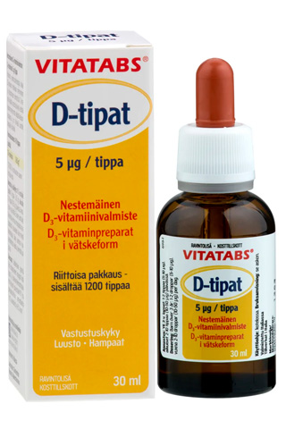 Vitatabs D-tipat 5 µg 30 ml
