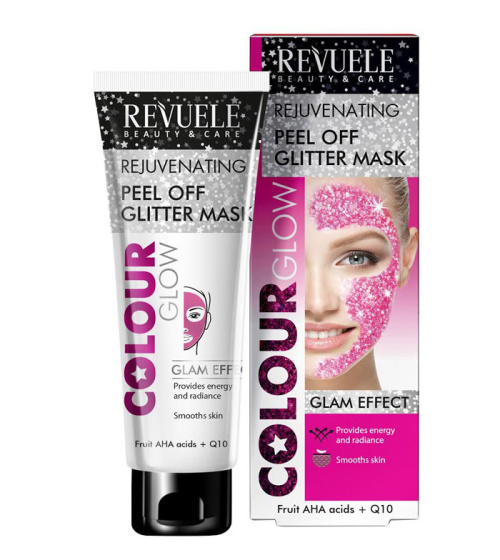 Revuele Peel Off Glitter Mask - Pink
