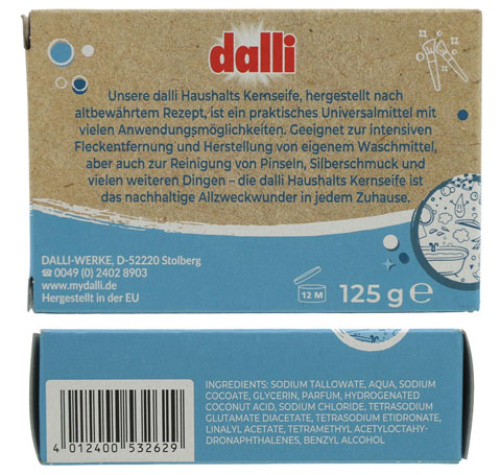 Saippua Dalli rahkasaippua 125g