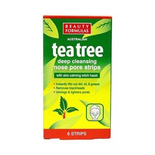 BF Tea Tree Nose Pore Strips 6'S