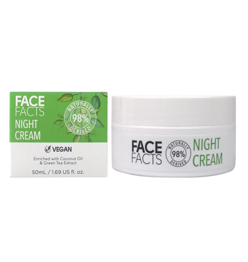 Face Facts 98% Luonnollinen Yövoide 50 ml