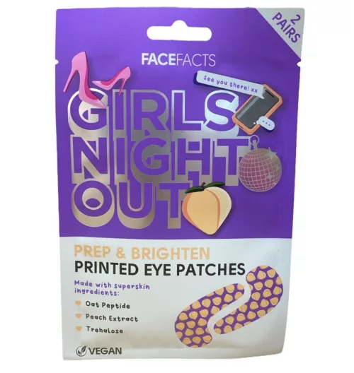Face Facts Girls Night Out Prep & Brighten Silmänaamio - 2 Paria 