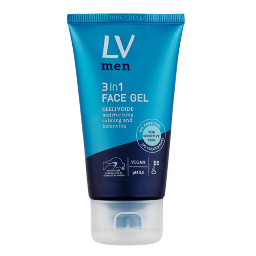 LV Men kasvogeeli 75ml 3in1