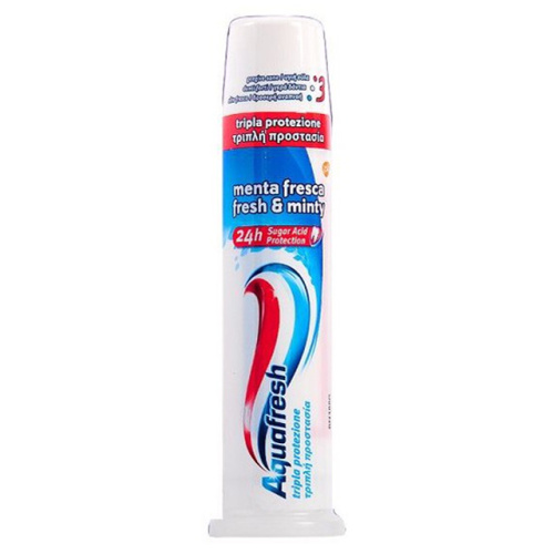 Aquafresh Triple Pro Minty Pump 100ml