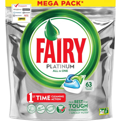 Fairy Platinium Green 63 kpl