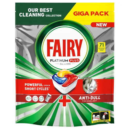 Fairy Konetiskitabletti Fairy Platinum Plus 71kpl