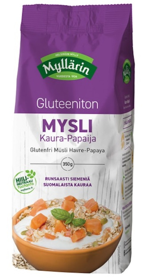 Myll&#228;rin Muesli Oat-Papaya 350g (Gluteeniton)
