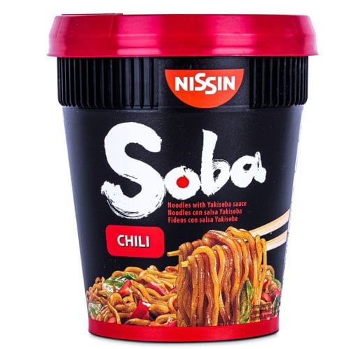 Nissin Soba Cup Chili kuppinuudeli 92g