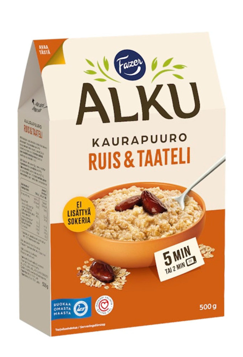 Fazer Alku ruis & taateli kaurapuuro 500g