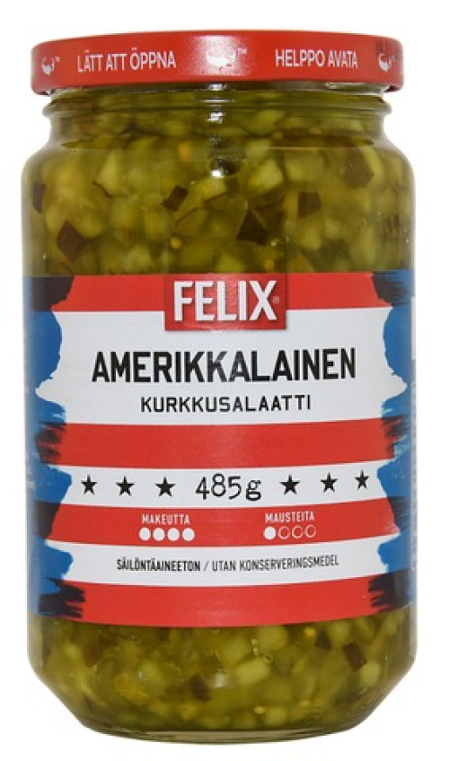 Felix Amerikkalainen kurkkusalaatti 485g