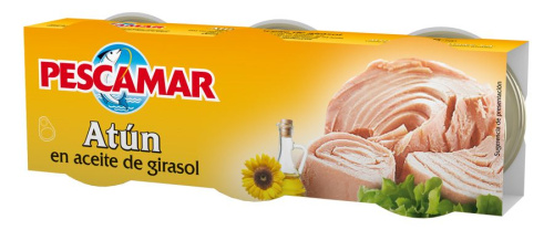 Pescamar Tonnikala auringonkukkaöljys (80X3) 240g