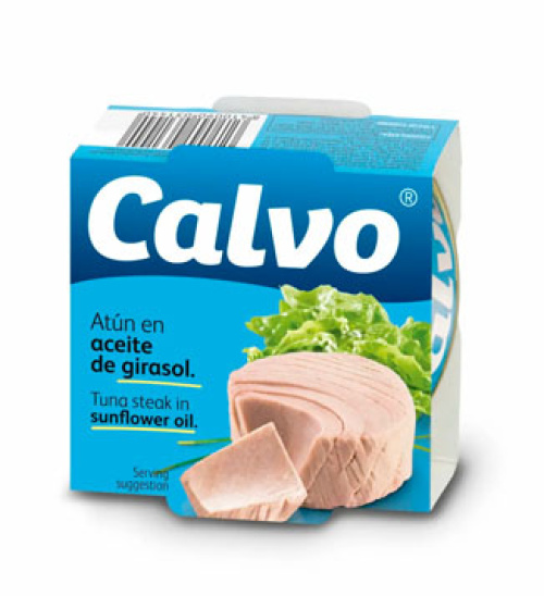 Calvo tonnikala auringonkukkaöljyssä 160