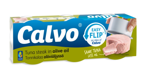 Calvo Tonnikala Oliiviöljyssä 3pack 195g