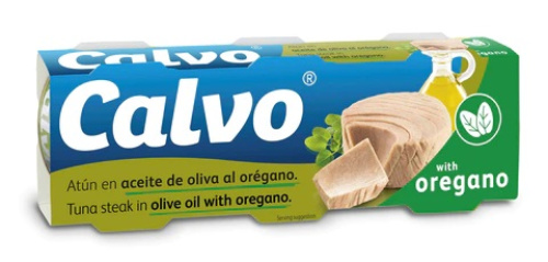 Calvo Tonnikala Oliiviöljyssä oreganolla 240g