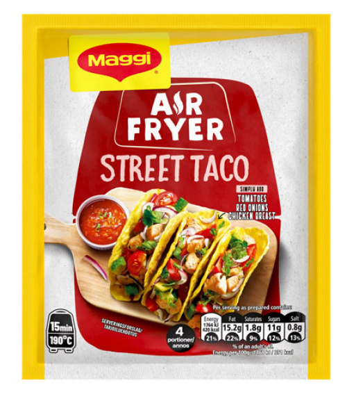Maggi Air Fryer Street Taco ainekset 41g