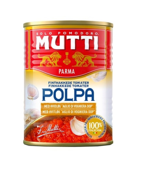 Mutti Tomaattimurska valkosipulilla 400g