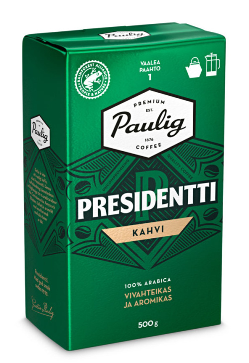 Presidentti kahvi pannujauhettu 500g