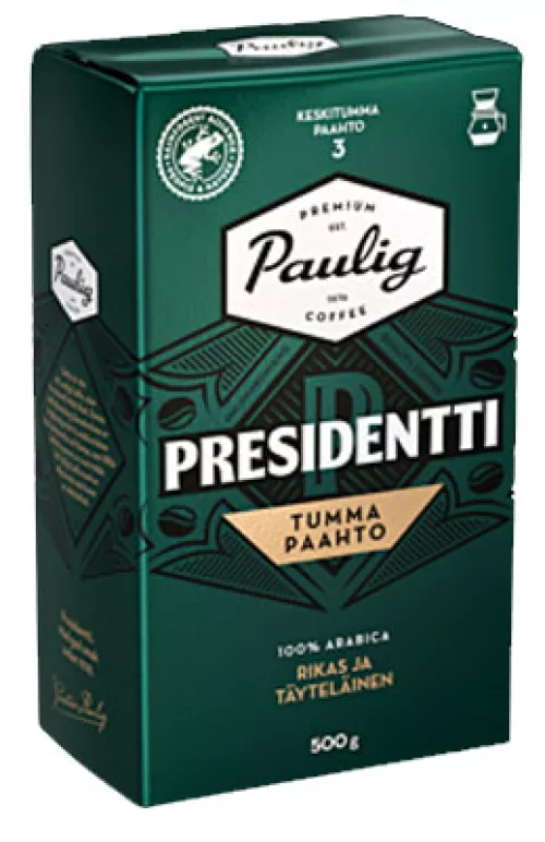 Presidentti kahvi Tummapaahto 500g