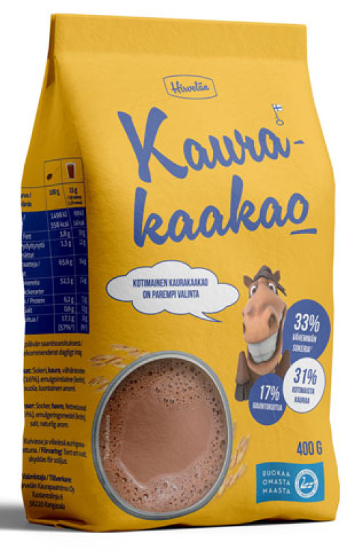 Hirvelän Kaurakaakao 400g