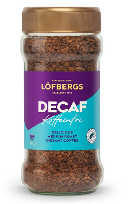 Löfbergs Decaf pikakahvi 80 g kofeiiniton RFA