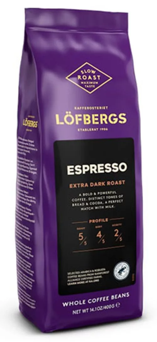 Löfbergs Espresso Papukahvi 400 g RFA