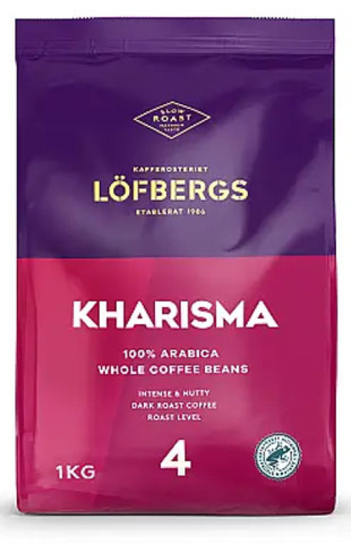 Löfbergs Kharisma kahvipapu RFA 1kg
