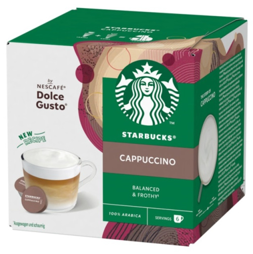 Starbucks Nescafé Dolce Gusto Cappuccino 12 kaps/120g