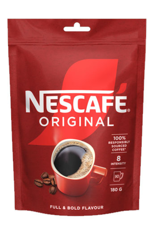Nescafé Original pikakahvi 180 g täyttöpussi