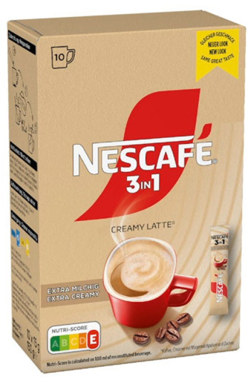 Nescafé 3in1 Creamy Latte 10kpl/150g pikakahvi