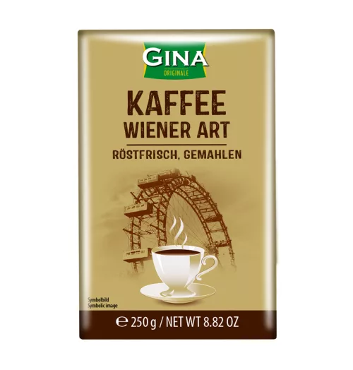 Gina Jauhettu Kahvi 250g