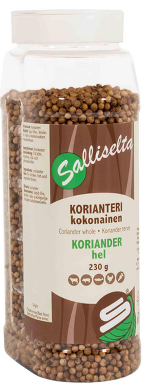 Salliselta Korianteri kokonainen 230g