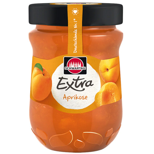 Schwartau Extra Aprikoosi-aamiaishedelmälevite 340g